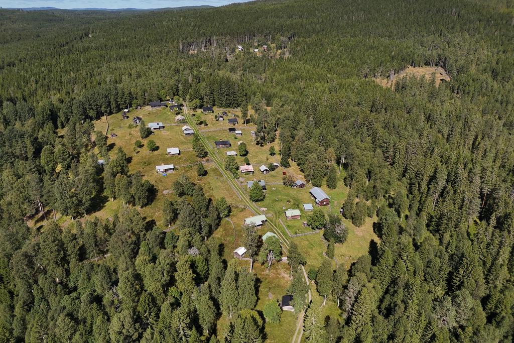 Stockgropens fäbod från ovan