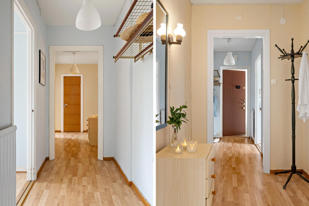 Entréhall och hall