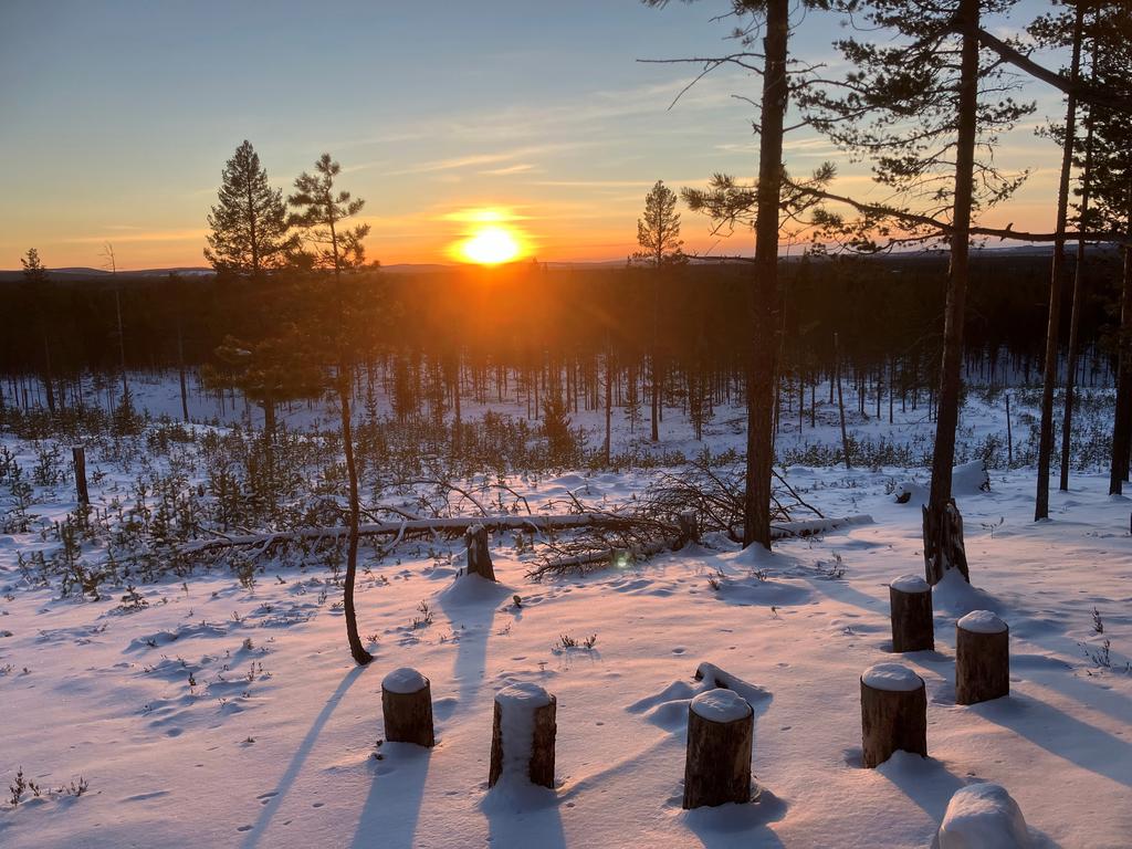 Säljarens bild - fotad på rullstensåsen ovan huset.