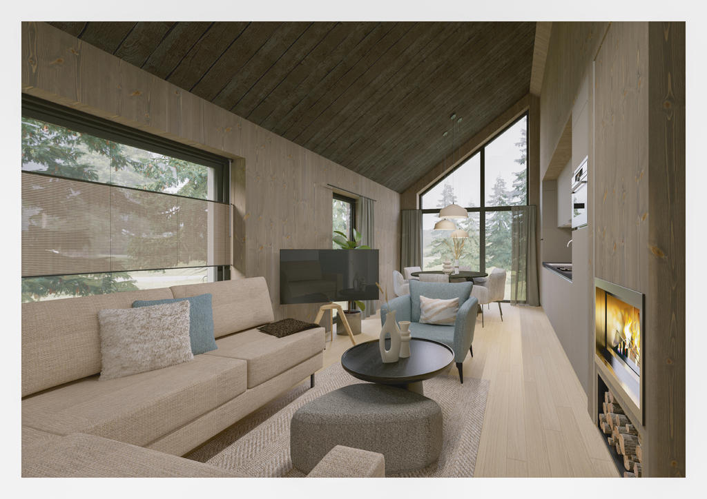 Förslag interiör - Hus Deer