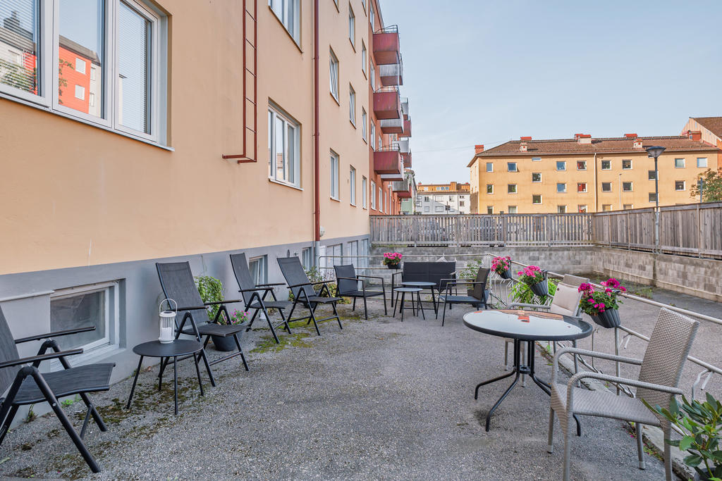 Föreningens gemensamma uteplats