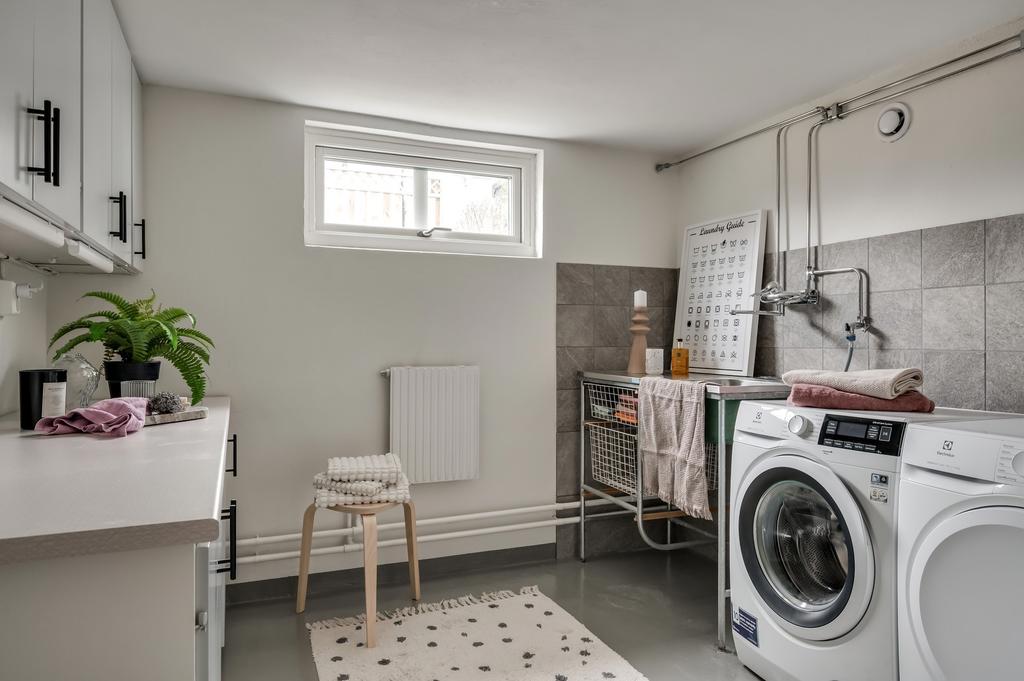 Fräscht tvättstuga