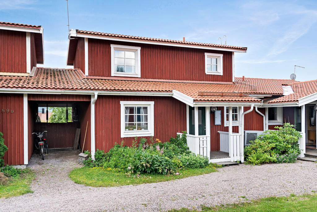Framsidan av huset
