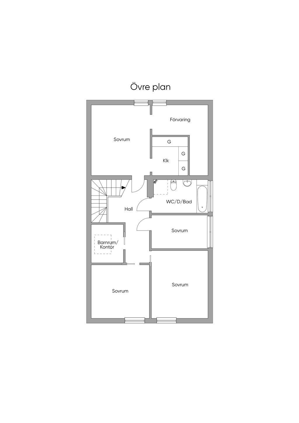 Övre plan