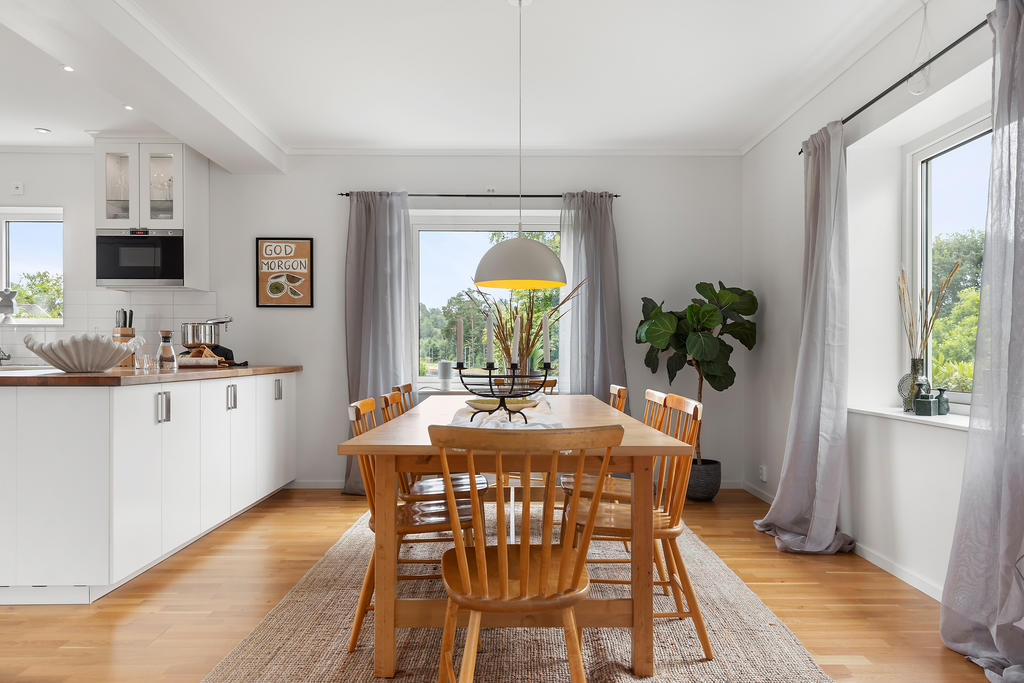 Matplats med tydligt ljusflöde 