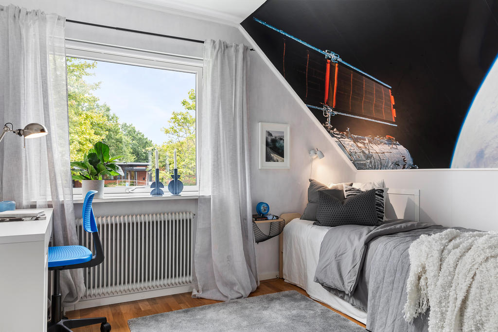 Fjärde sovrummet övre plan 