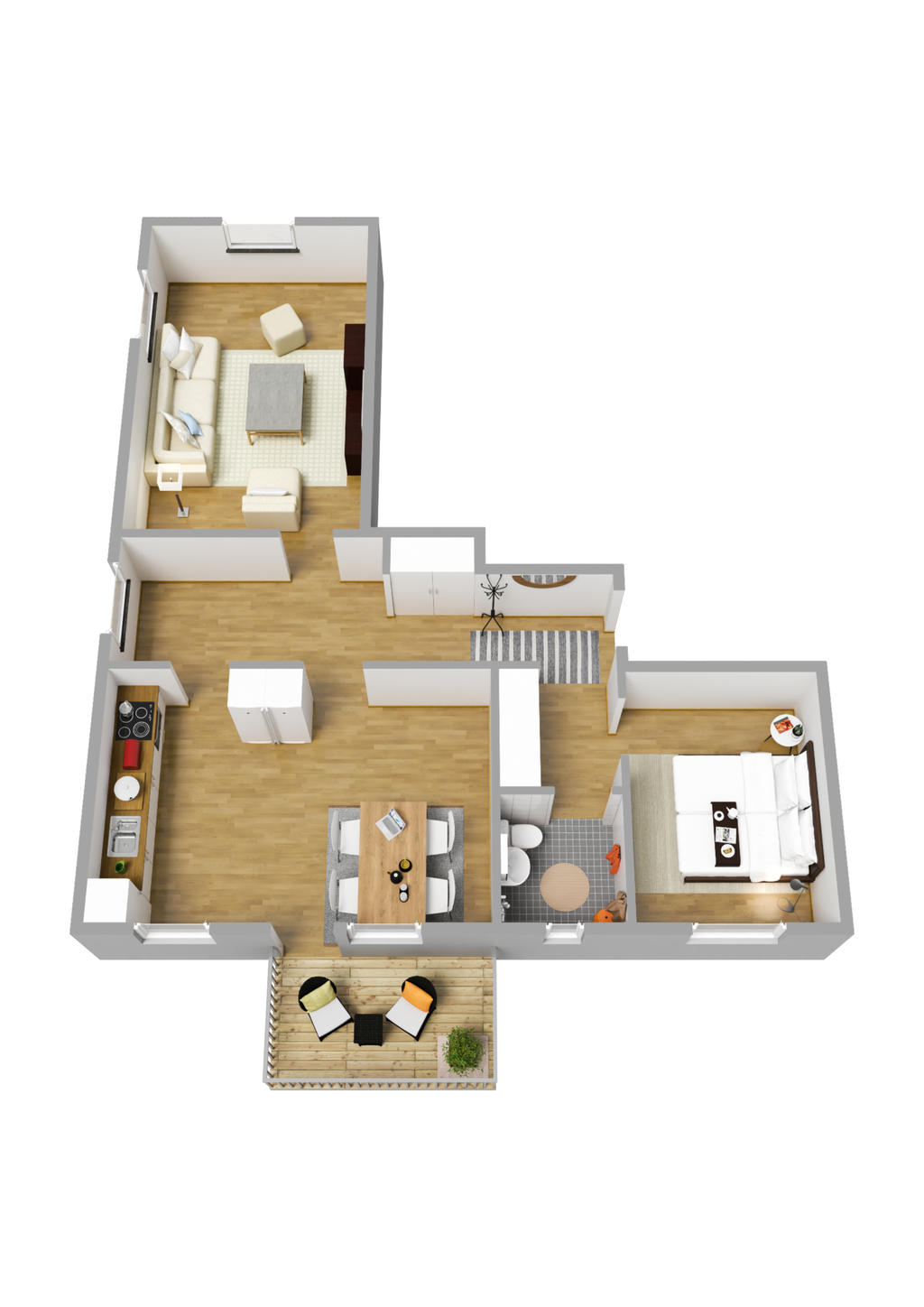 Planlösning 3D