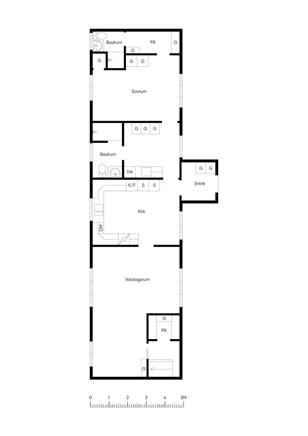 Plan 1 huvudbyggnad