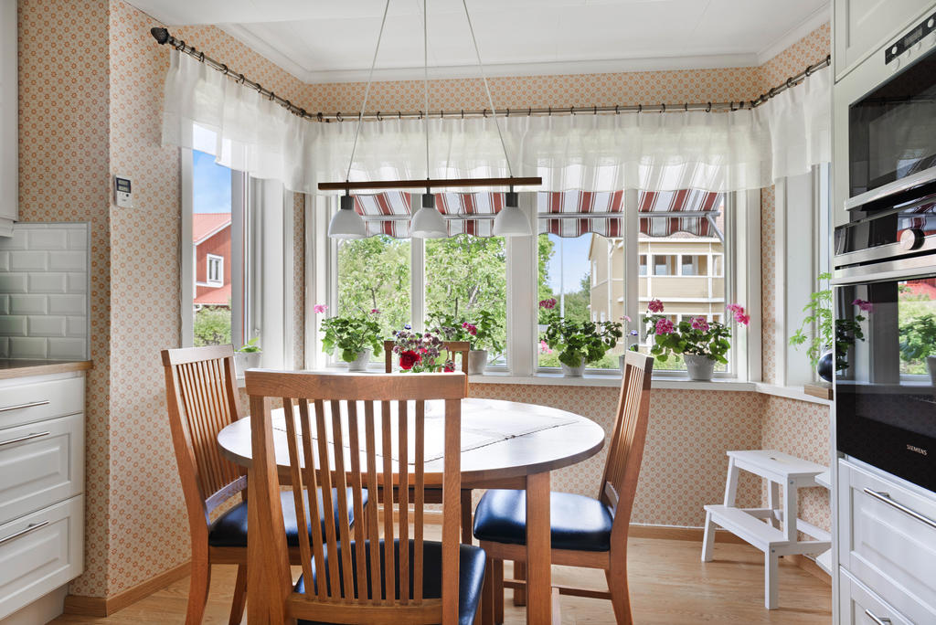Plats för mindre matbord i köket