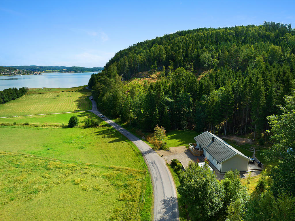 Kort promenad ned till badbryggan