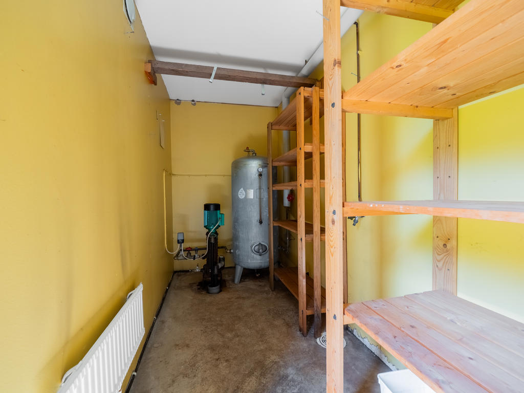 Förrådsutrymme i garage