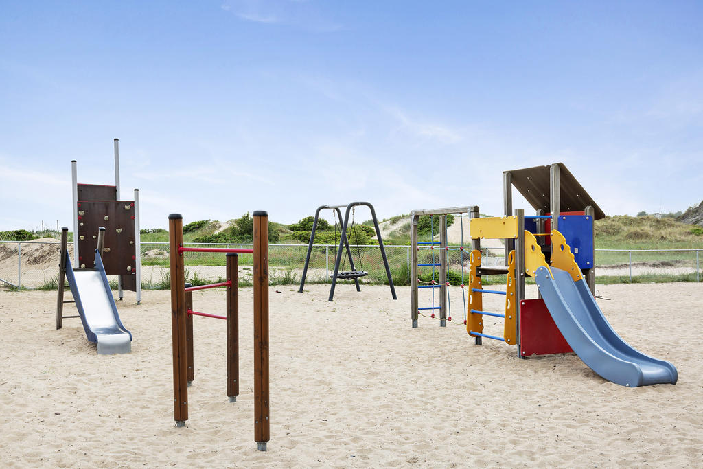 Lekplats vid badstranden