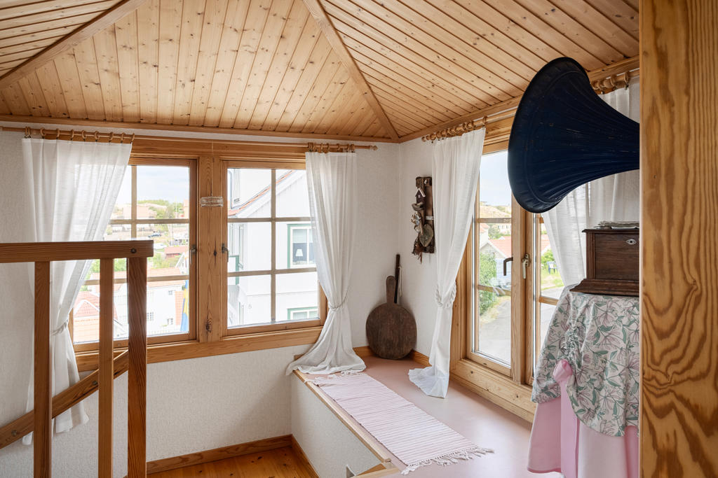 Trapphuset. Här kan man sitta o njuta av havsutsikten