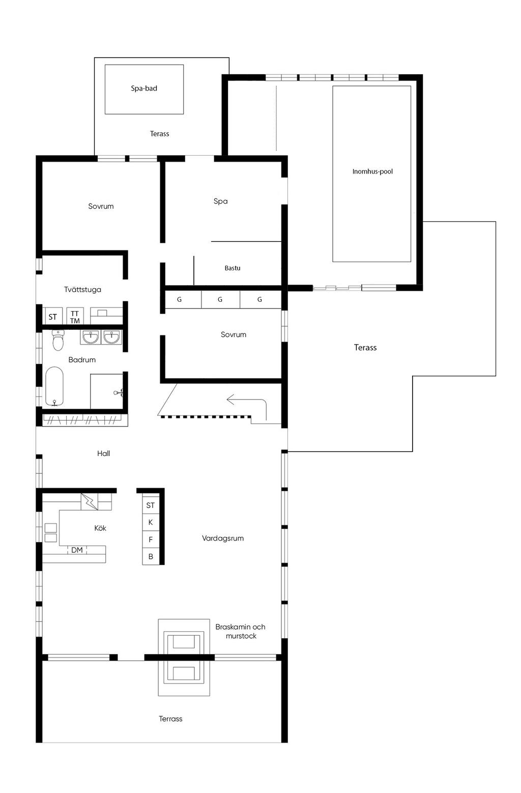 Planritning Ramgränd Entreplan