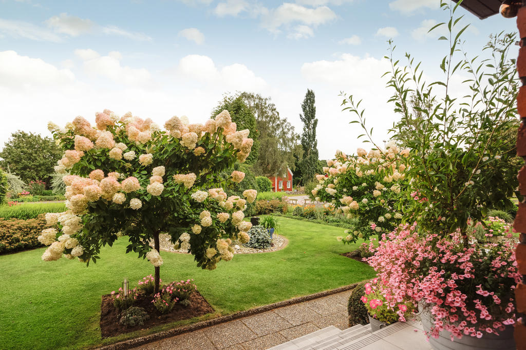 Välskött och ombonad trädgård
