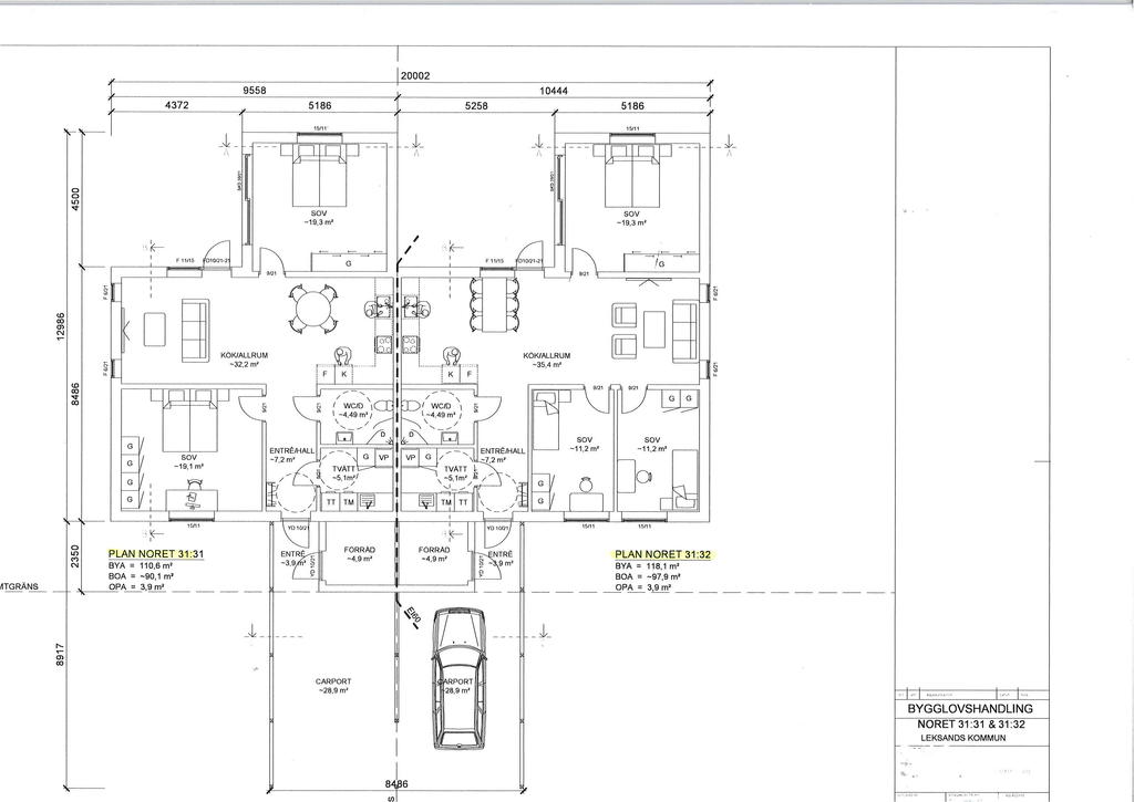 PLAN NORET 31:31 & 31:32