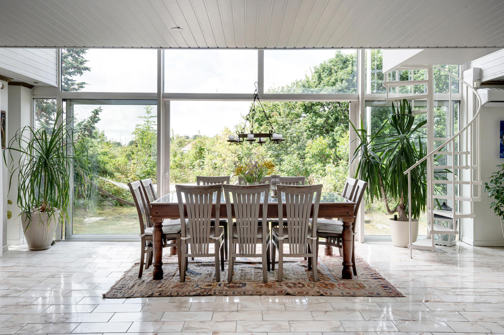 Matplats för större sällskap