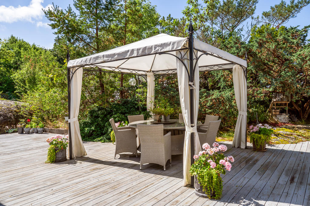 Stora, soliga utomhusmiljöer