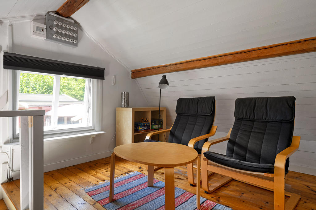 Allrum på övervåningen i torpet