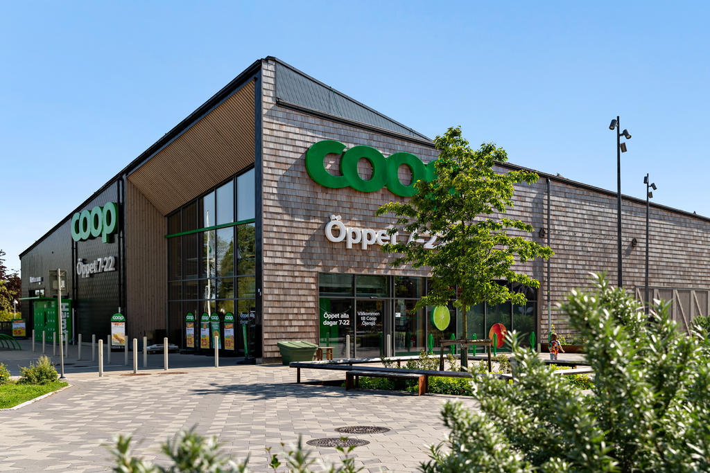Helt nya fina Coop på gångavstånd