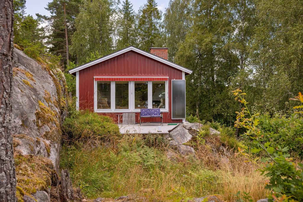 Uteplats vid stugan
