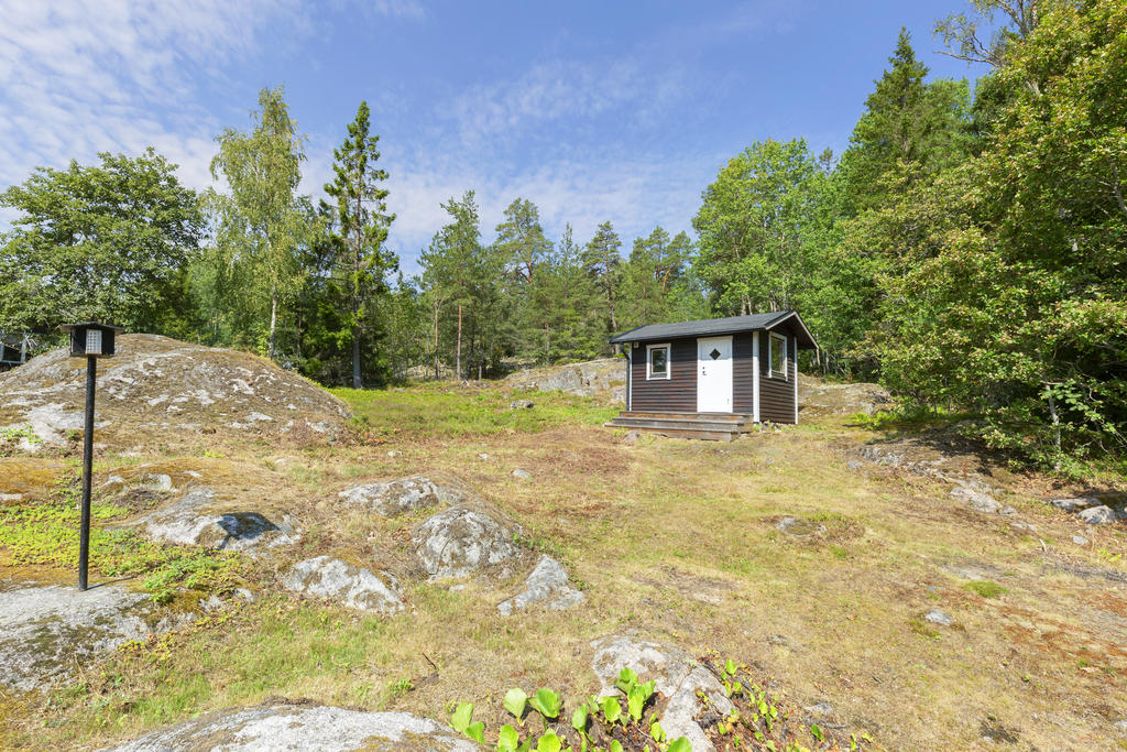 Friggeboden passar perfekt som gästrum på sommaren
