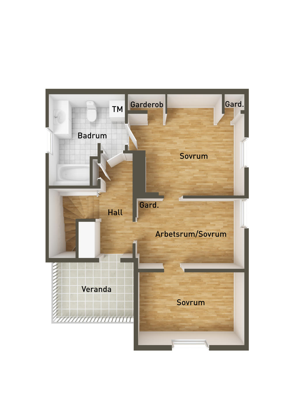Övre plan
