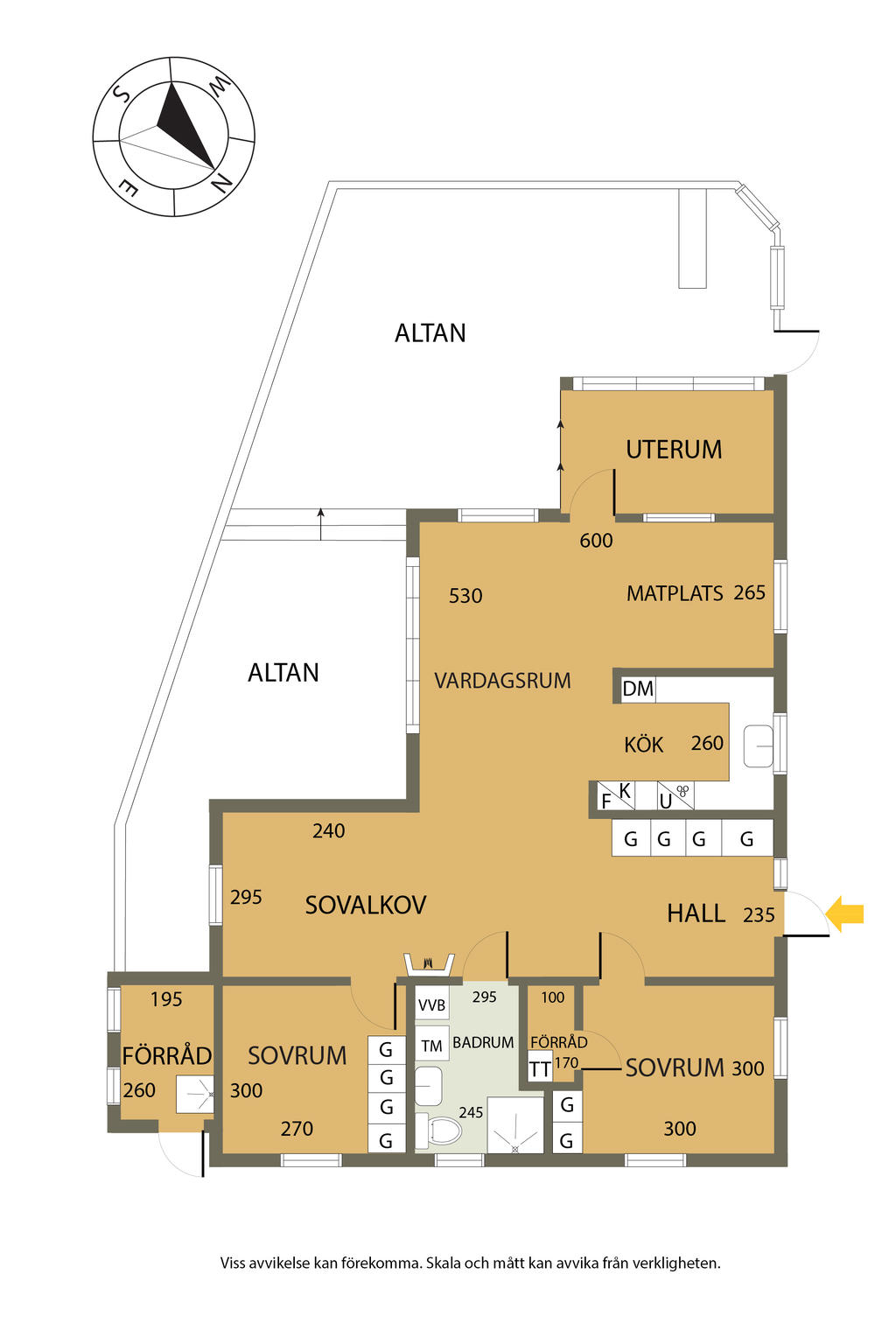 Planlösning bostadshus