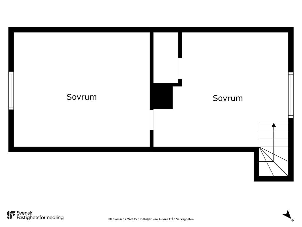 Planritning övre plan