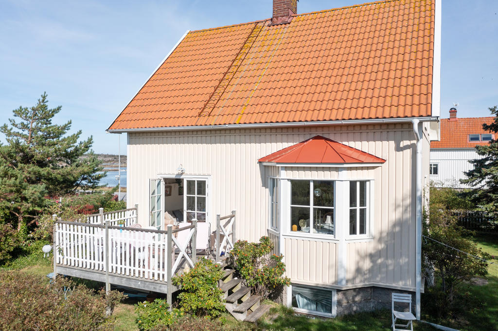 Baksidan huset.