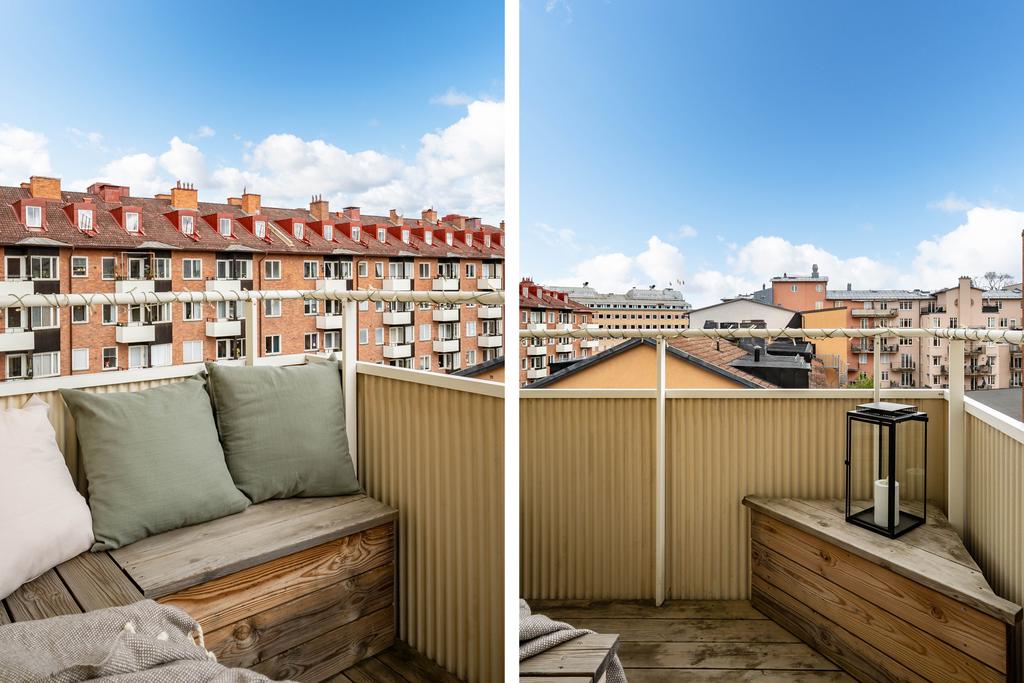 Balkong i västligt läge