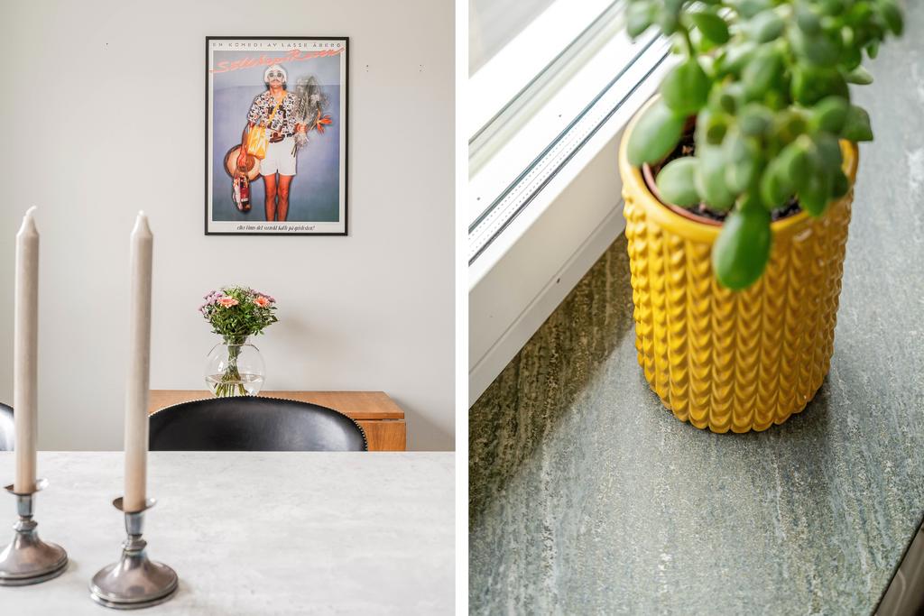 Fönsterbräde i kolmårdsmarmor