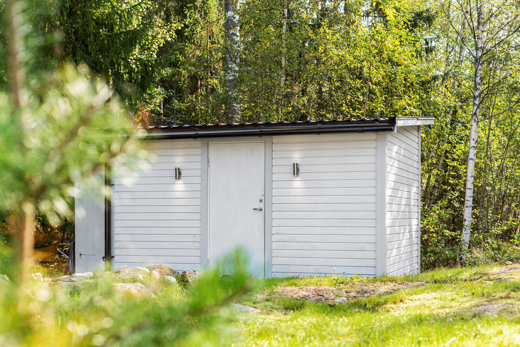 Förrådsbyggnad. 