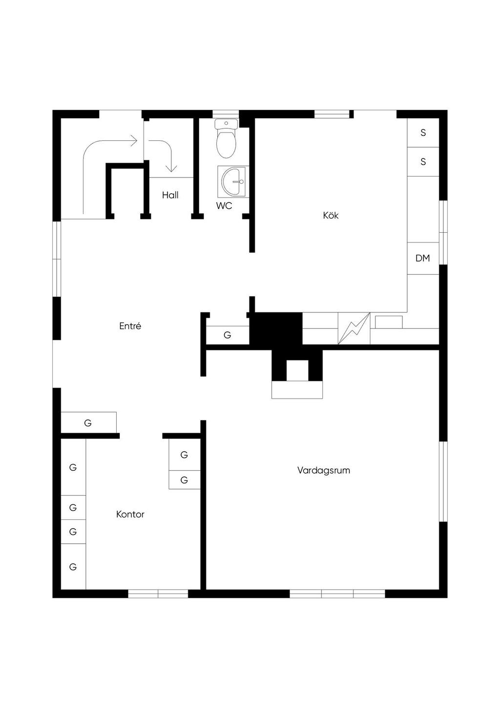 Planritning - Entreplan
