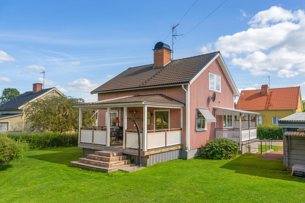 Husets baksida