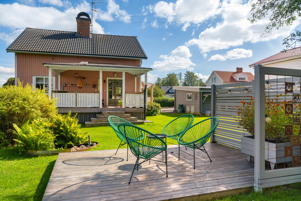 Husets baksida