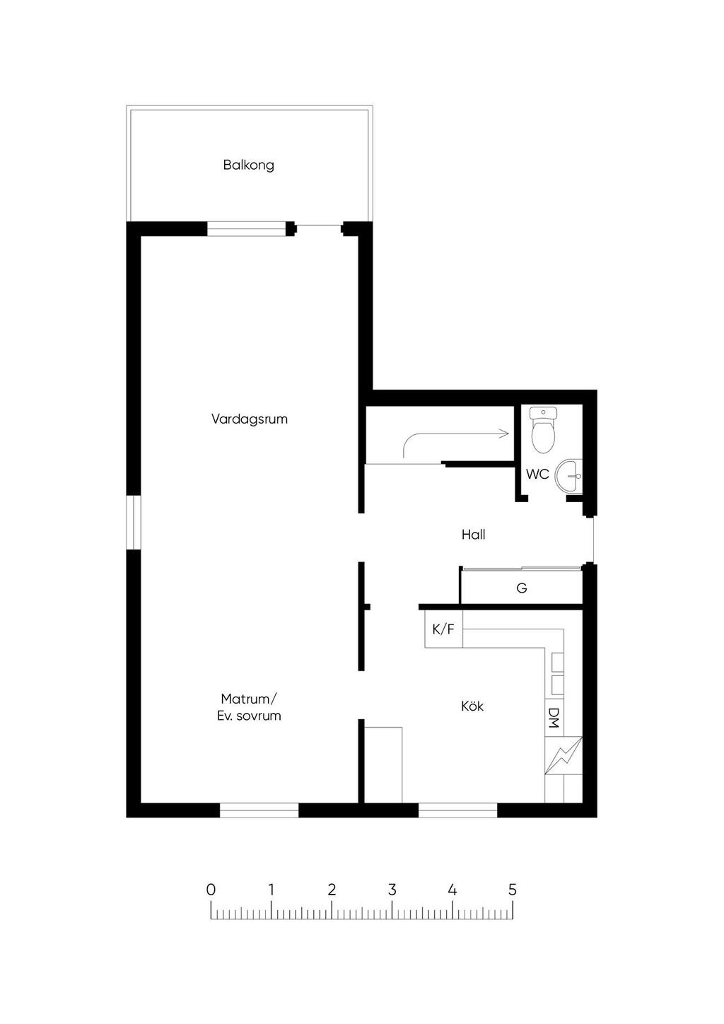 Planlösning första plan