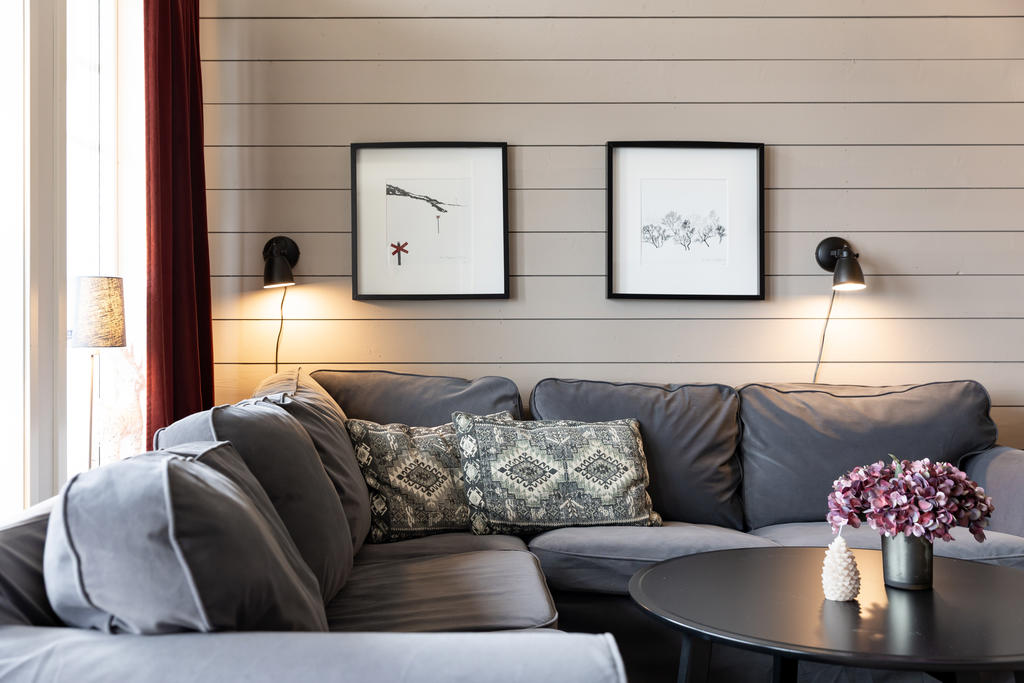 Mysig soffhörna