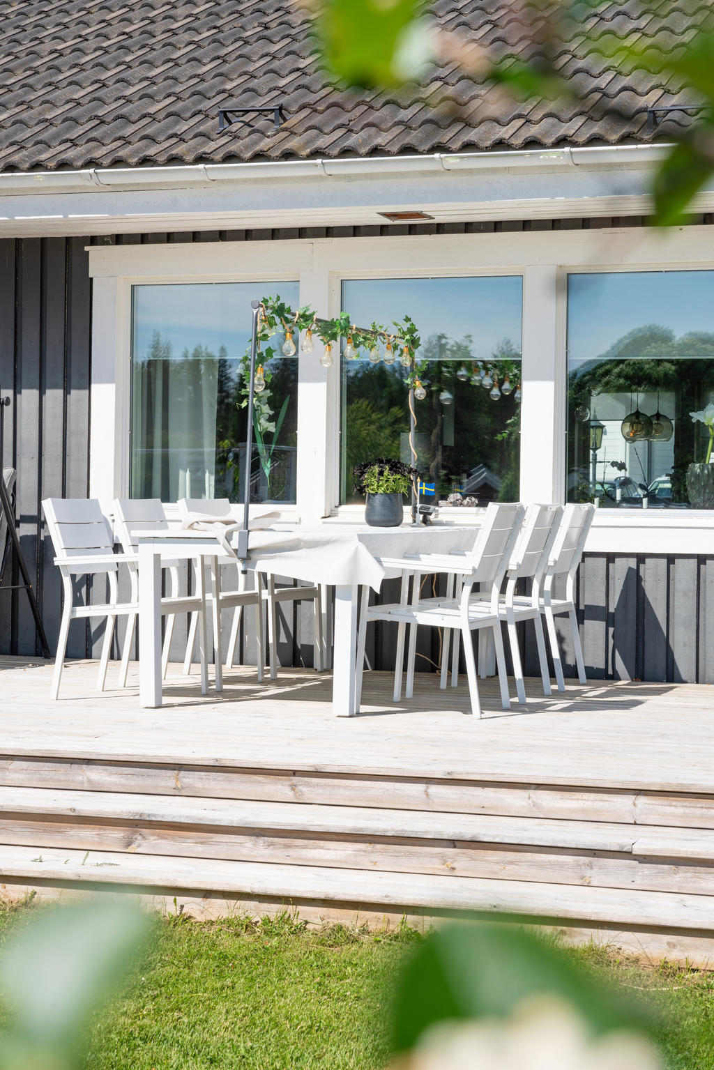 Denna bild är fotad innan huset målades om (2022)