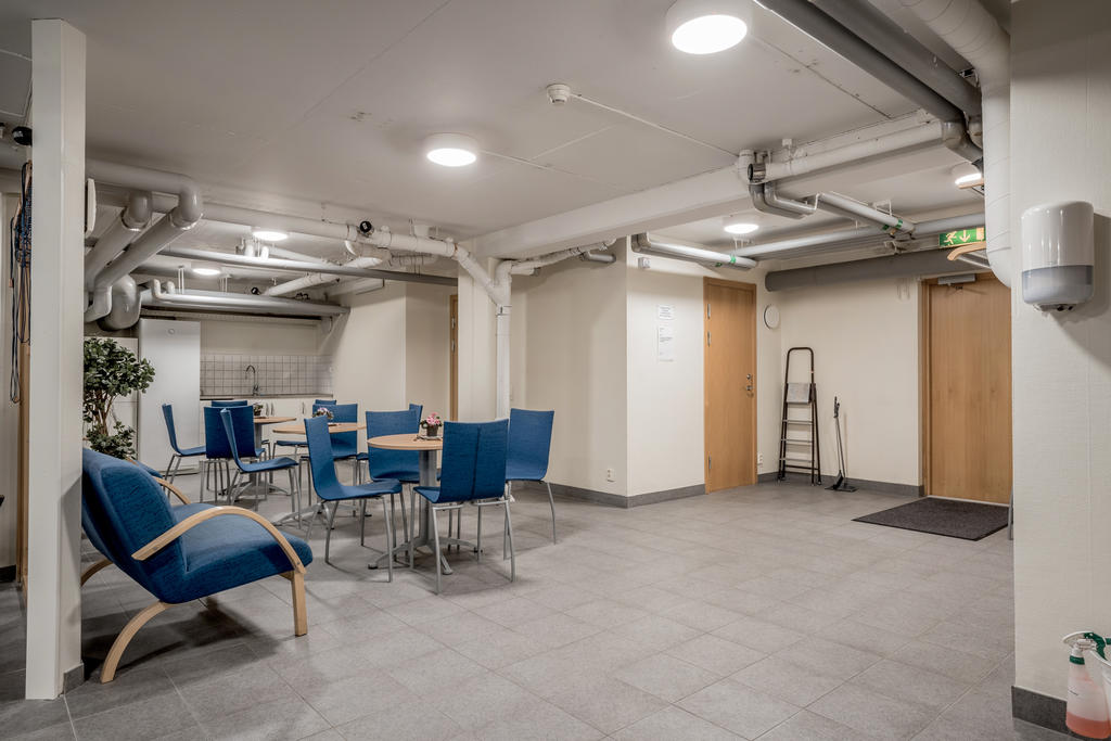 Relaxavdelning vid spabad