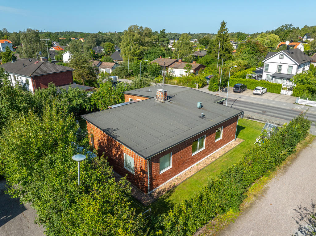 Drönarbild från öster