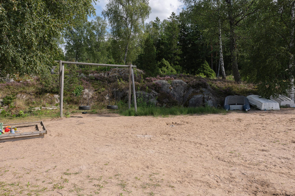 Lekplats vid stranden