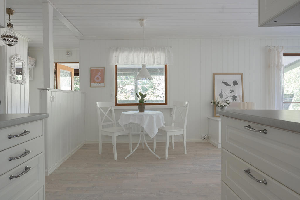 Matplats i anslutning till köket