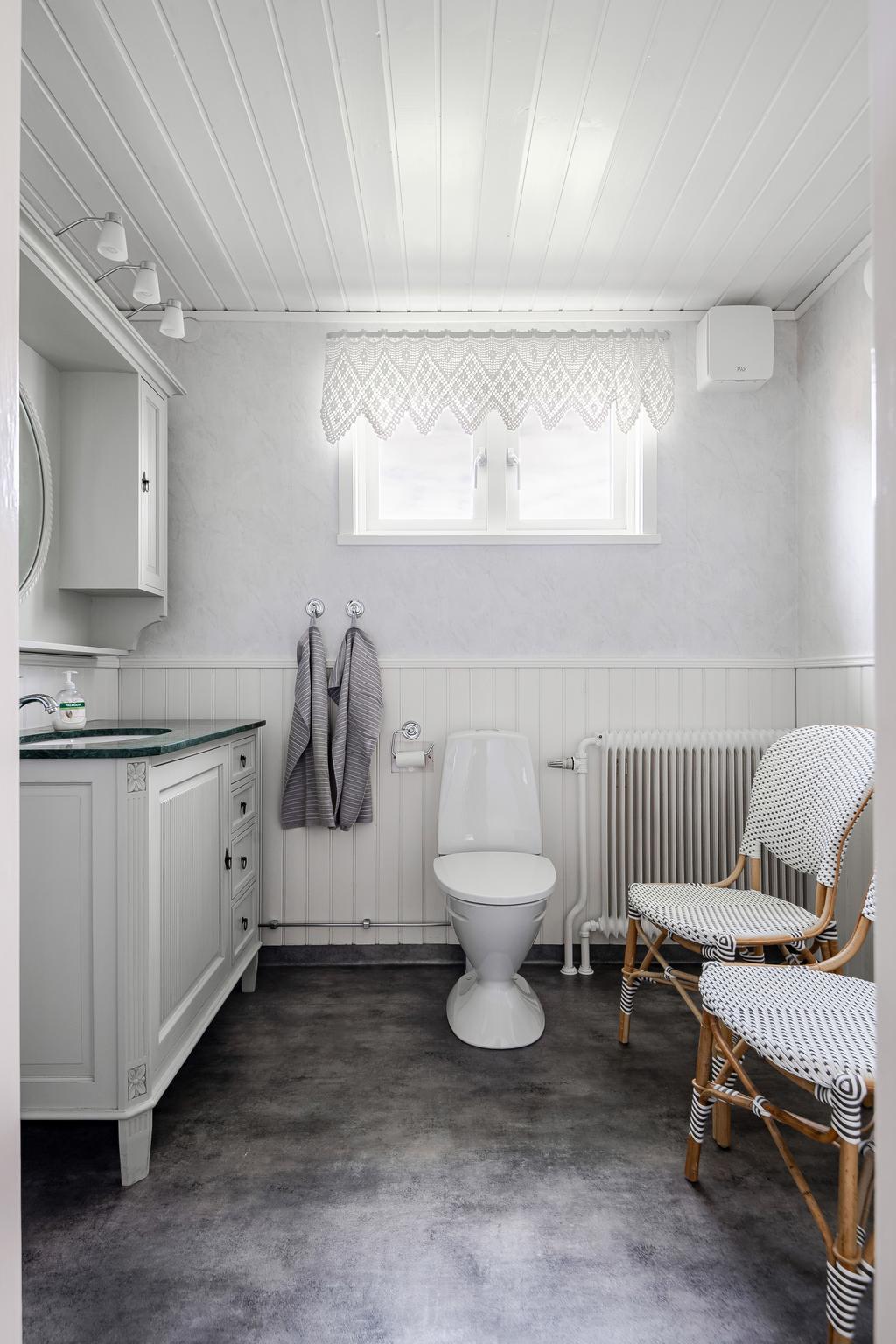 Badrummet renoverades 2016.