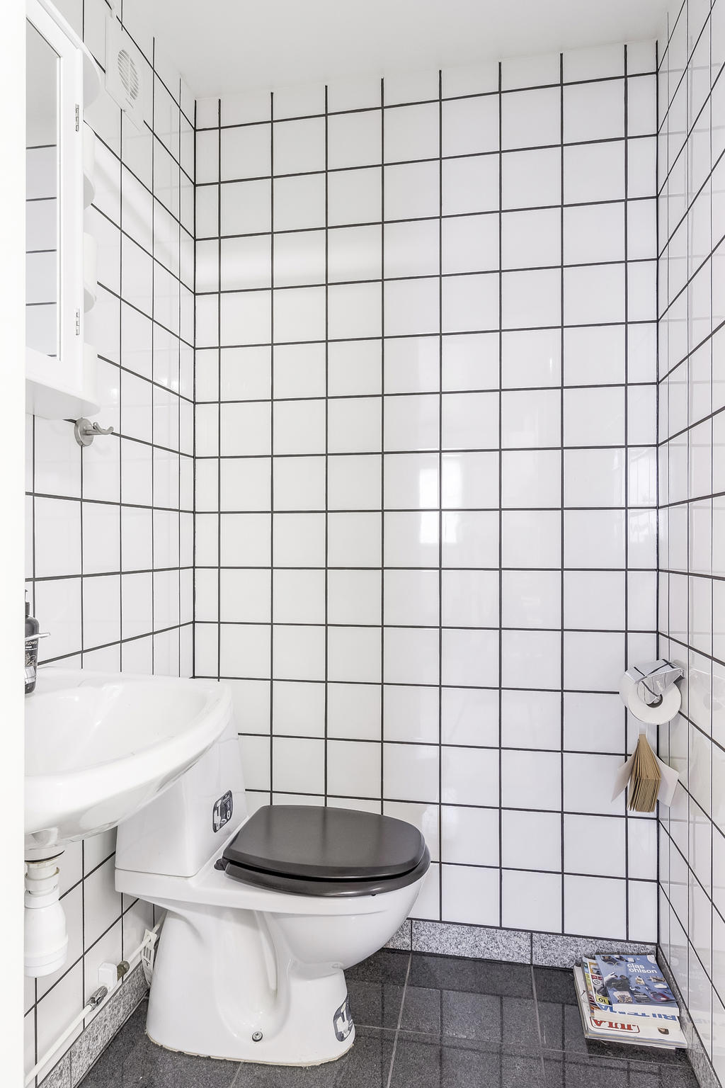 Wc i verkstadsutrymmet