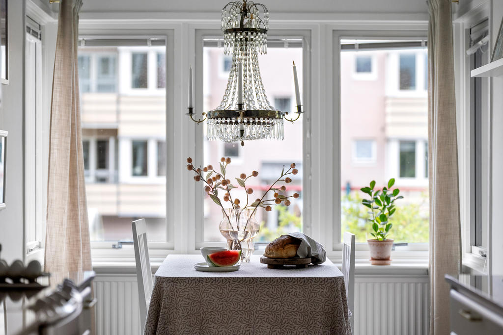 Burspråket i köket.