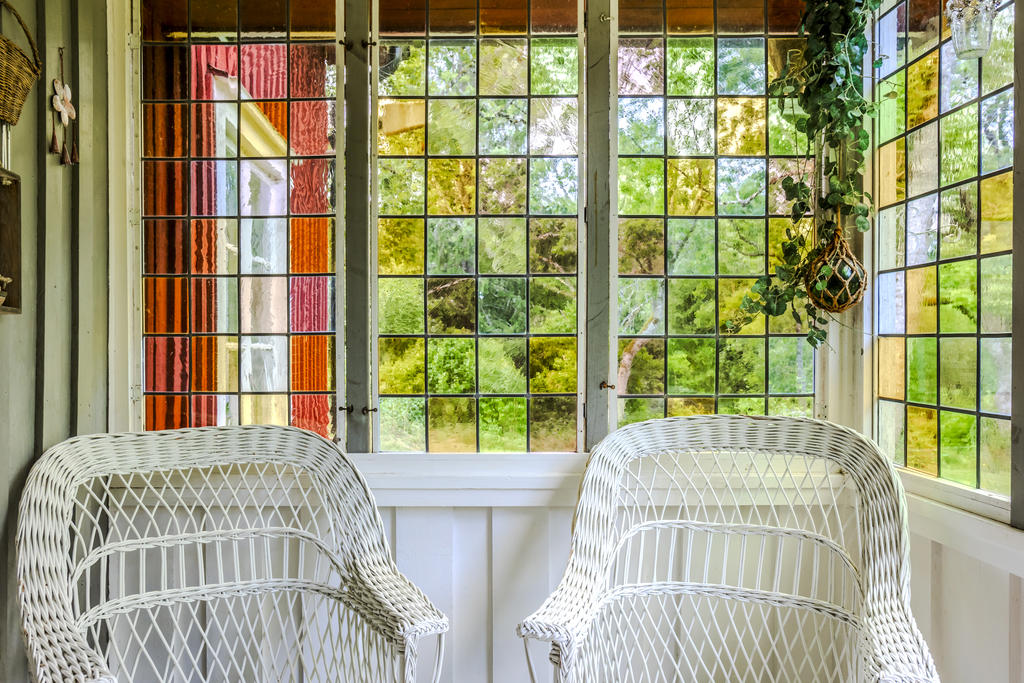 Punchveranda med fina glas