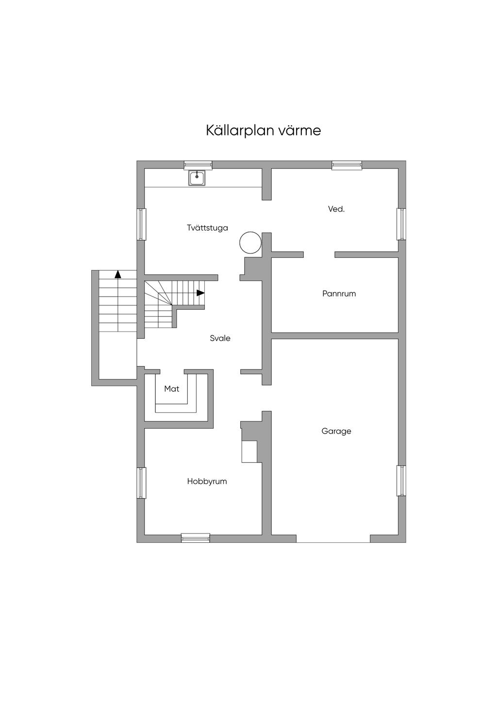 Planlösning källarplan