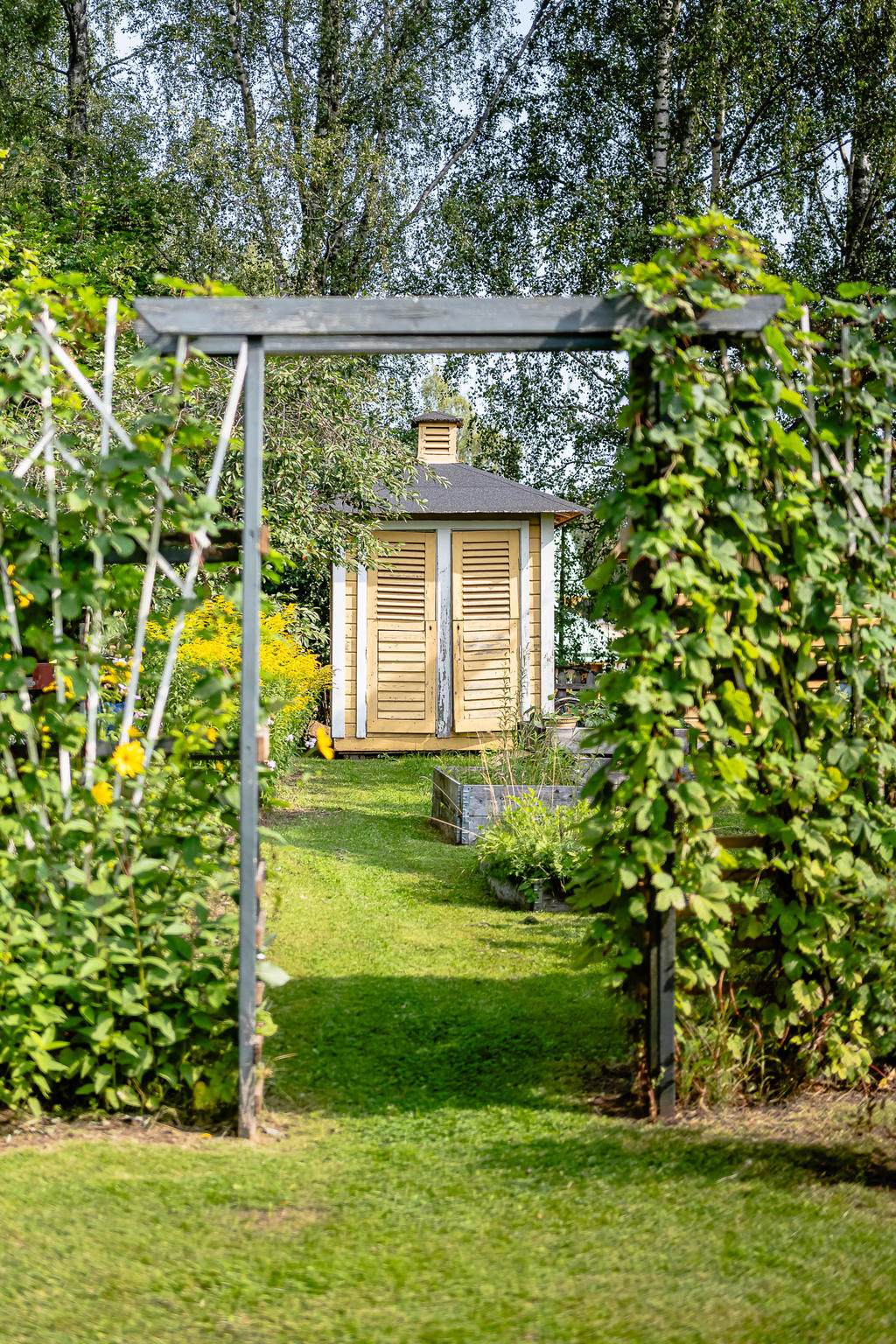 Trädgårdsparti