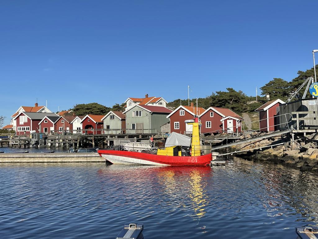 Miljöbild Resö hamn.
